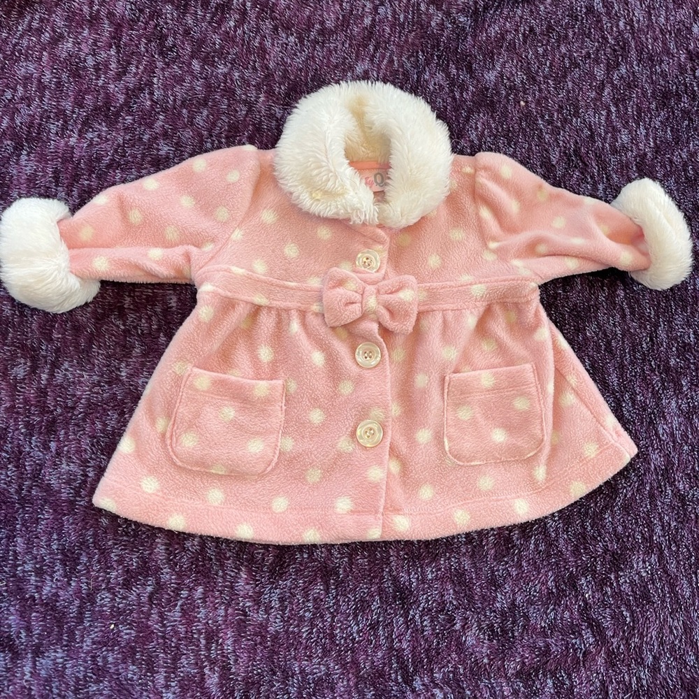 Infant Girl Coat. Size 3-6 months.